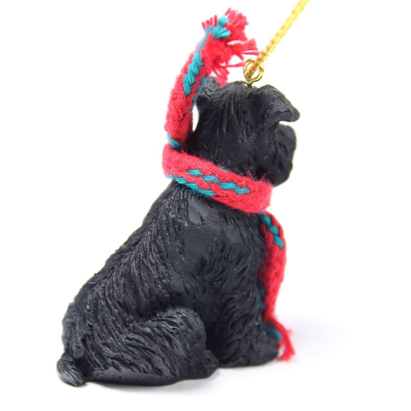 Conversation Concepts Schnauzer Tiny Miniature One Christmas Ornament Black Uncropped - Delightful! - Image 2